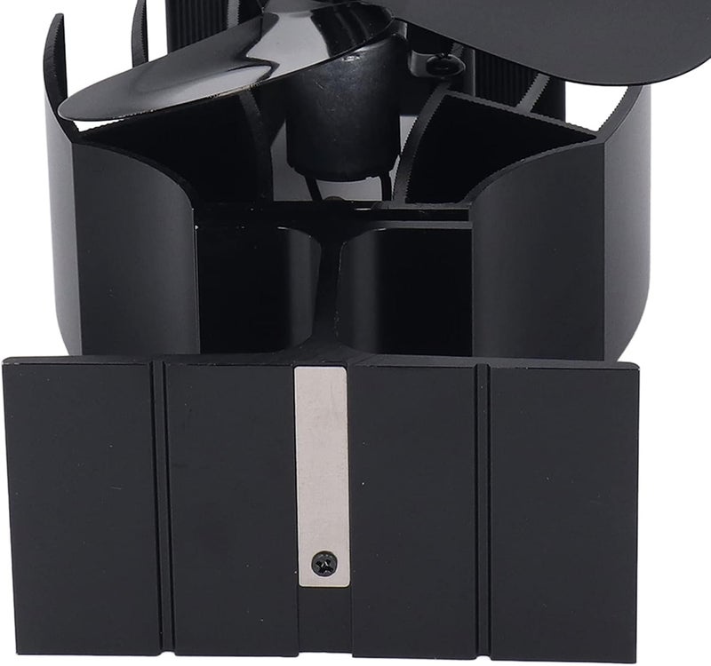 woobles Heat Powered Stove Fan, 4 Blades Heat Powered Strong Airflow 1500rpm Low Noise Wood Stove Fan, Wood Buring Stove Fan - Image 3